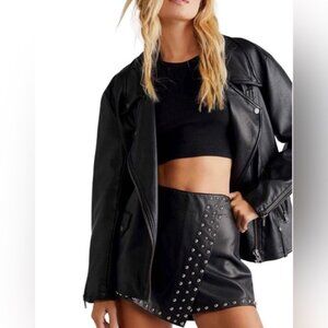 Free People Emmy Mini Studded Skort